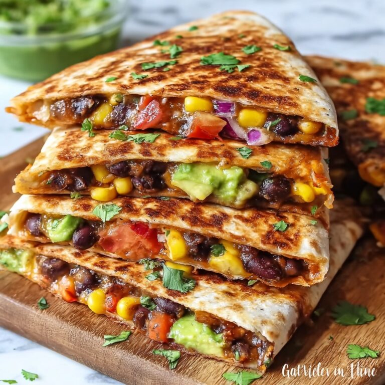 Vegan Quesadillas with Black Beans and Avocado Recipe