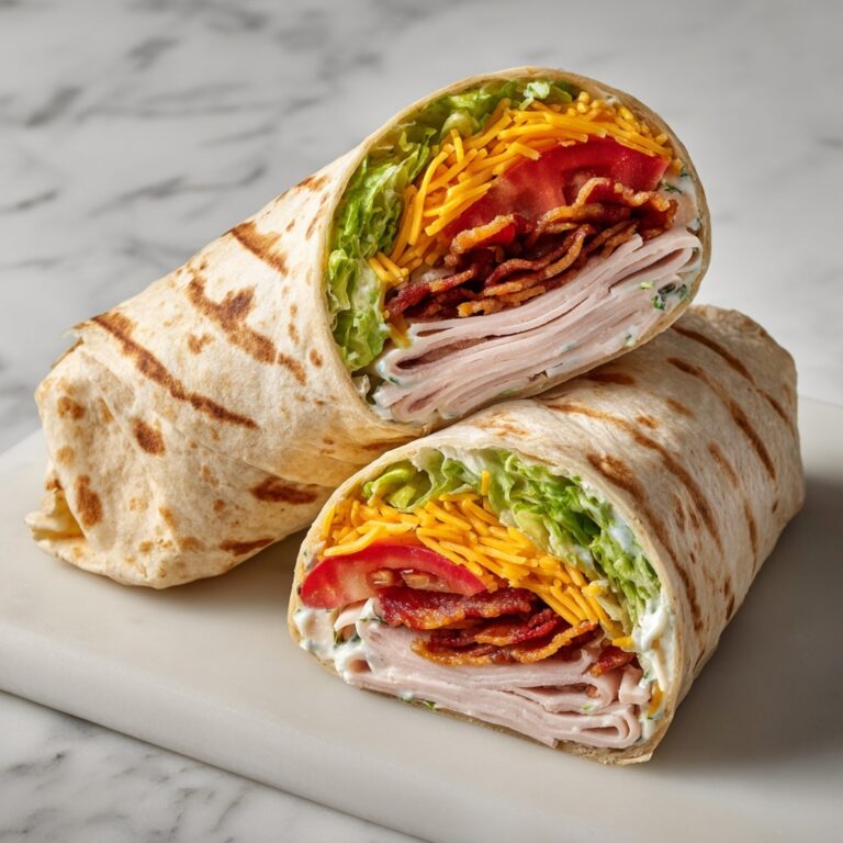 Turkey Ranch Club Wrap Recipe