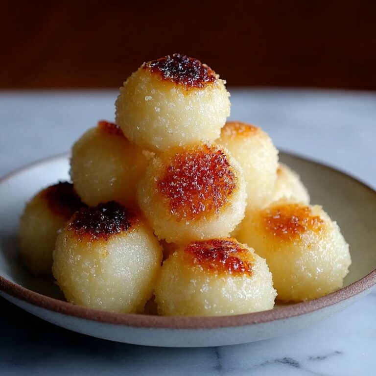 Crispy Pan-Fried Potato Mochi with Savory Glaze Recipe