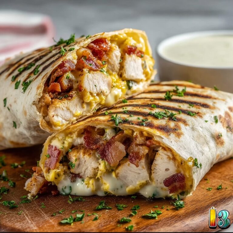 Bacon Ranch Chicken Wraps Recipe