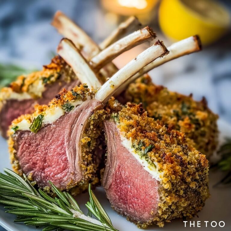 Dijon Herb-Crusted Rack of Lamb Recipe