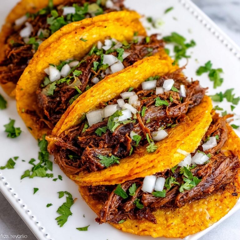 Slow Cooker Beef Birria Tacos with Rich Chili Sauce Recipe