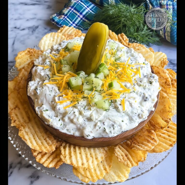 Creamy Dill Pickle Dip Recipe